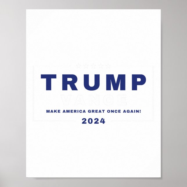 Trump-a-mania Trumpamania Wrestler Tee Trump Vance Poster (Front)