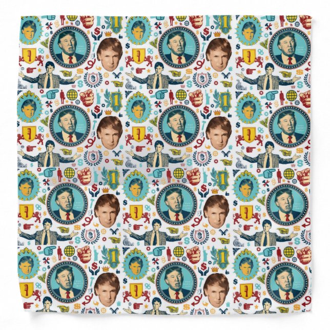 Trump All Over -- Bandana 1 (Front)