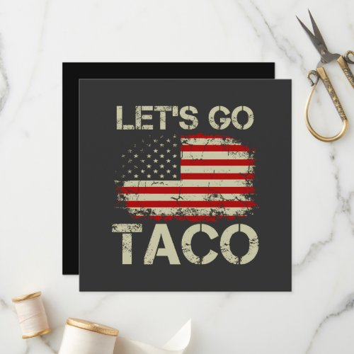 Trump Always Chickens Out Let's Go Taco Program