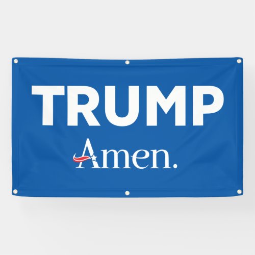 Trump Amen Banner