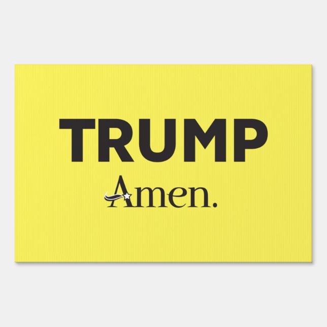 Trump Amen Sign (Front)