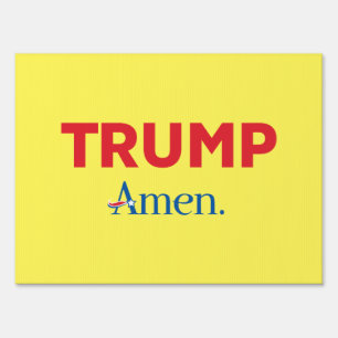 Trump Amen Sign