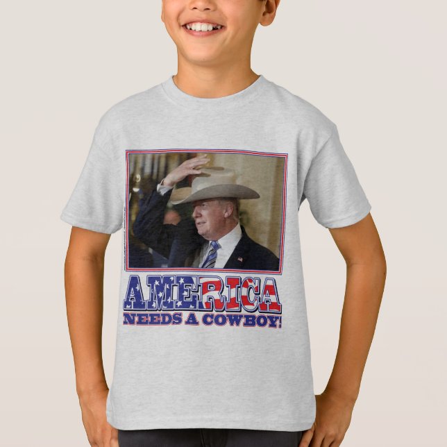 TRUMP-AMERICA-COWBOY T-Shirt (Front)