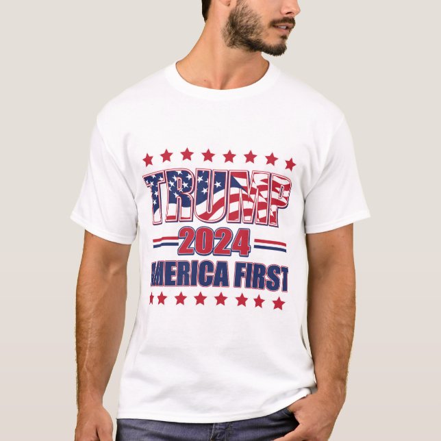 Trump America First T-Shirt (Front)