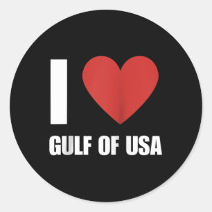 Trump America Gulf Of Mexico President Trump Gulf Classic Round Sticker