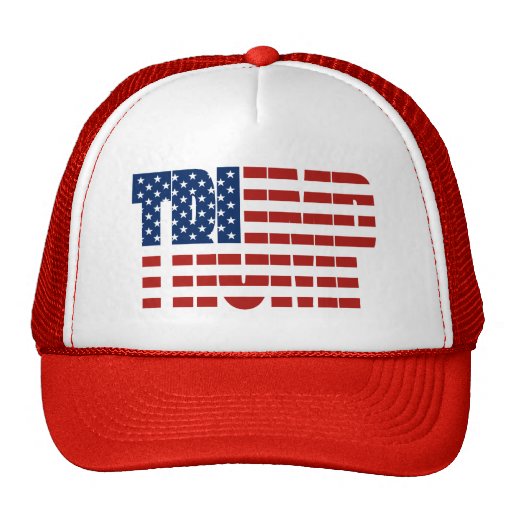 TRUMP American Flag Hats | Zazzle