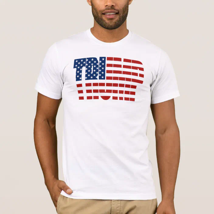 Donald Trump 2020 President Vintage USA Vintage Flag T-Shirt