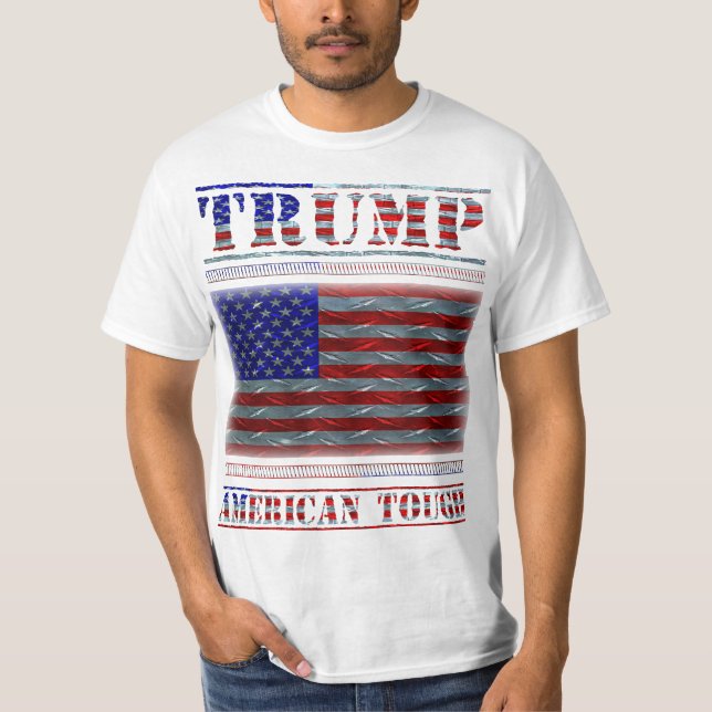 Trump American Tough T-Shirt (Front)