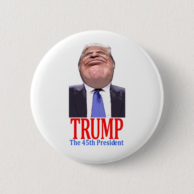 Trump, America's 45th President Button (Front)