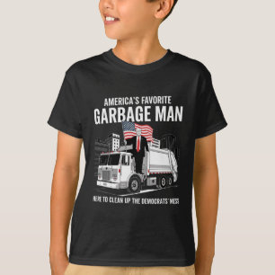 Trump America's Favorite Garbage Man Trash Truck P T-Shirt