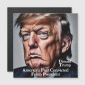 Trump: America's First Convicted Felon President (Front/Back)