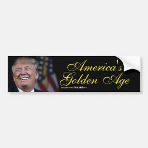 Trump America's Golden Age Bumper Sticker