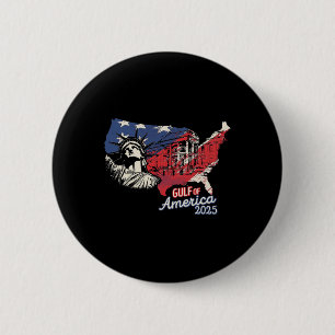 Trump America's Gulf Mexico President Trump 2025 A Button
