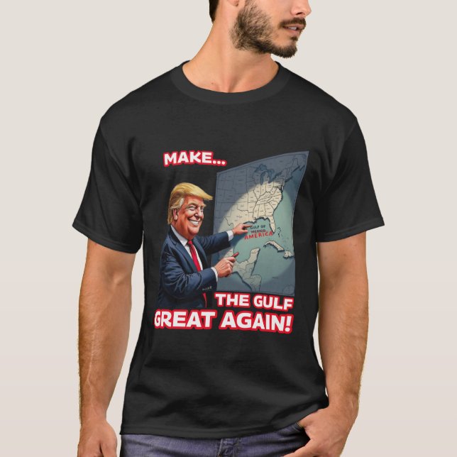 Trump America's Gulf Mexico President Trump 3  T-Shirt (Front)
