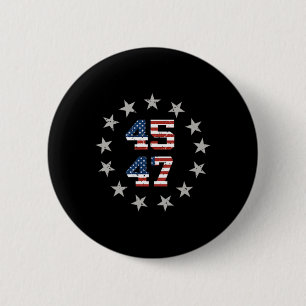 Trump America's Gulf Mexico President Trump 45 47 Button