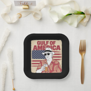 Trump America's Gulf Mexico President Trump  Paper Plates