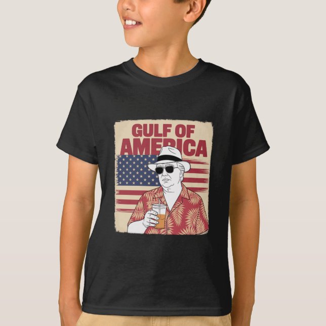 Trump America's Gulf Mexico President Trump  T-Shirt (Front)