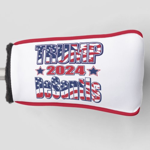 Trump and DeSantis 2024 Golf Head Cover