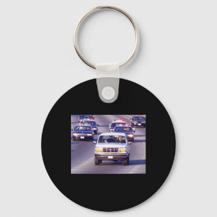 Trump And Fat Vance Police Car Chase Of Oma Meme Keychain