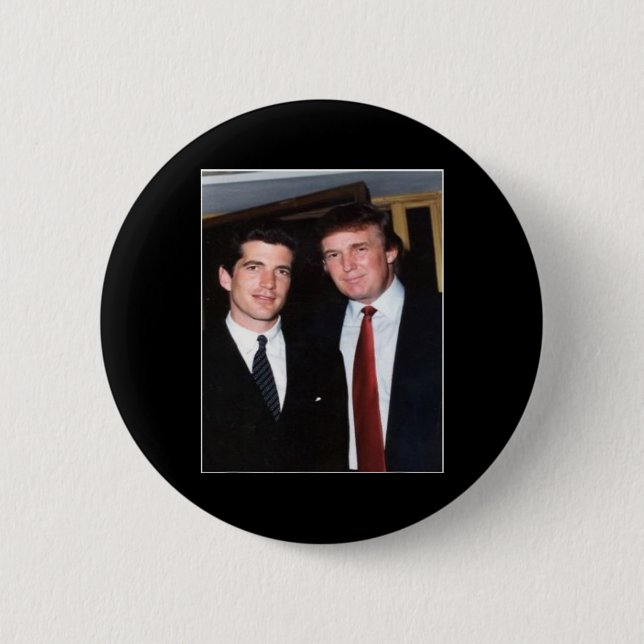 Trump And Jfk Anonymous  Button (Front)