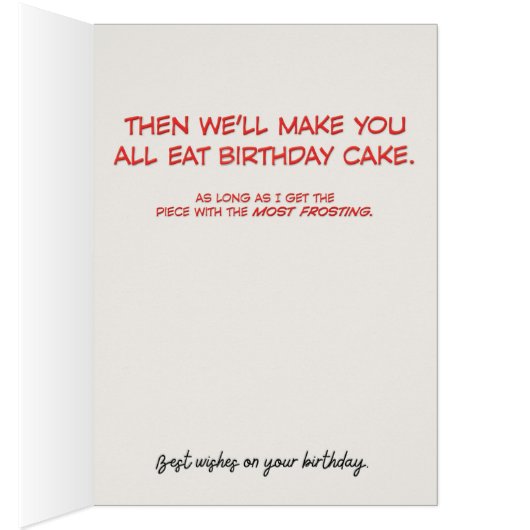 Trump and Kim “New Best Friend” Birthday Card (Inside (Right))
