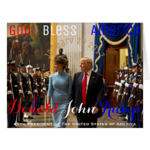 Trump and Melania Joint Armed Forces Honor Guard