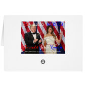 Trump and Melania Salute Our Armed Services Ball (Back Horizontal)