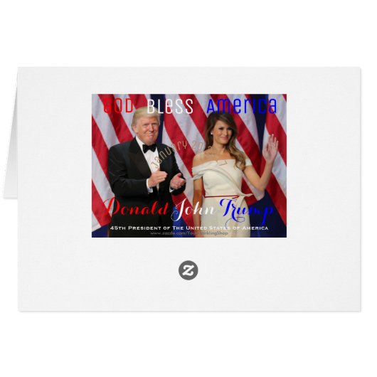 Trump and Melania Salute Our Armed Services Ball (Back Horizontal)