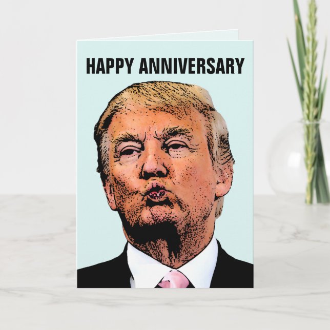TRUMP ANNIVERSARY CARD FOR COUPLE (Front)