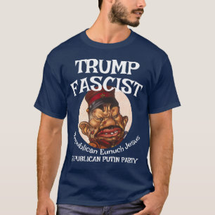 Trump Anti Fascist Whacker Civil War Big143 T-Shirt