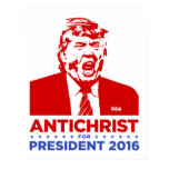 TRUMP ANTICHRIST for PRESIDENT 2016 Poster TRUMP ANTICHRIST for PRESIDENT 2016 Poster