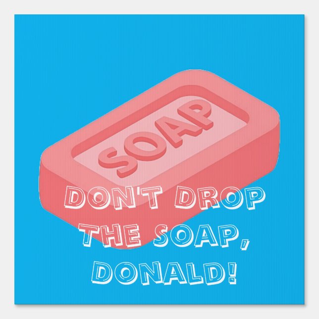 Trump Arrest Yard Sign (Front)