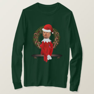 Trump as a Christmas Elf Ugly T-Shirt
