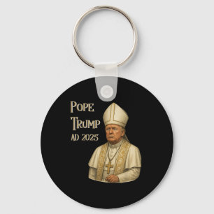 Trump As Vatican Church Pope - Pope Trump A.d. 202 Keychain