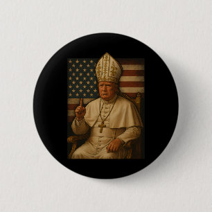 Trump As Vatican Church Pope Republican Make Vatik Button