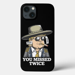 Trump Assassination Attempt Trump 2024 You Missed iPhone 13 Case