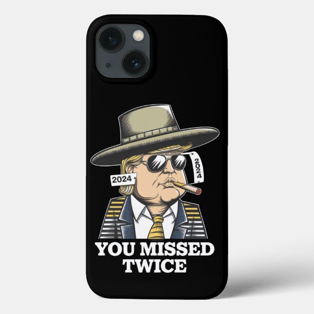 Trump Assassination Attempt Trump 2024 You Missed  Case-Mate iPhone Case (Back)