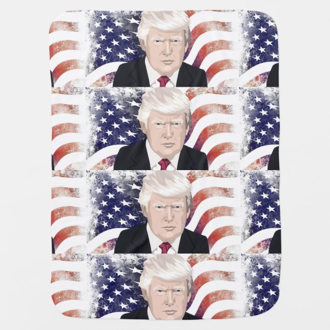 TRUMP BABY BLANKET (Front)