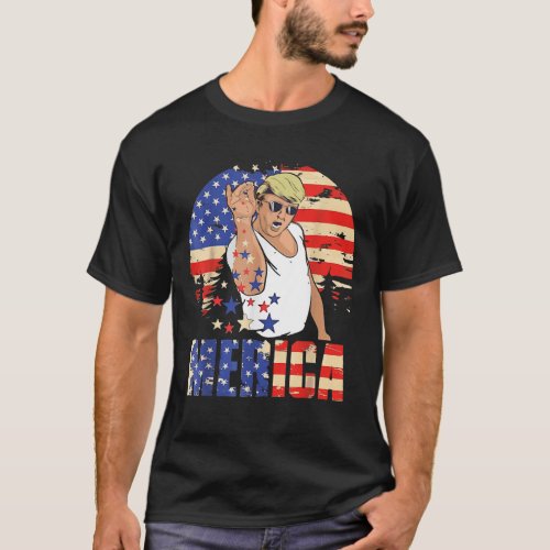Trump Bae Funny 4th Of July Trump Salt Freedom Me T_Shirt