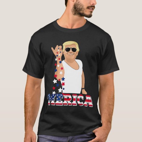 Trump Bae Funny 4th of July Trump Salt Freedom T_S T_Shirt
