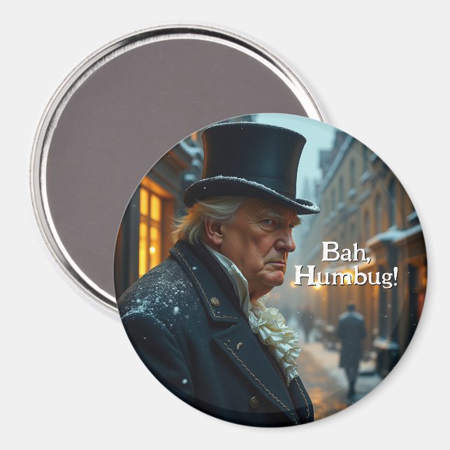 Trump Bah Humbug Magnet (Front/Back)