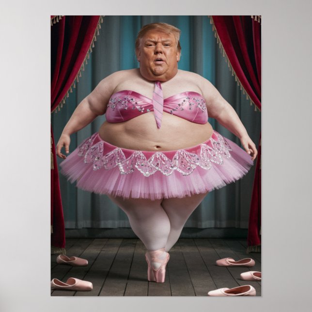Trump Ballerina Poster (Front)