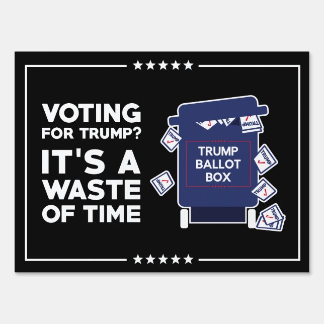 Trump Ballot Box Sign (Front)