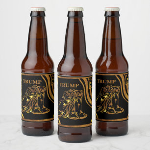TRUMP BEER BOTTLE LABEL