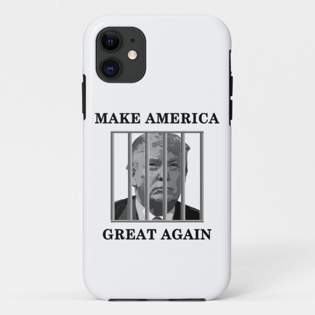 Trump Behind Bars Case-Mate iPhone Case (Back)