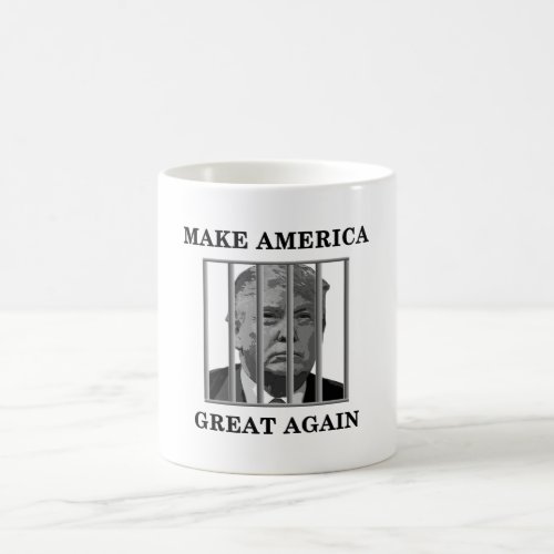 Trump Behind Bars Coffee Mug