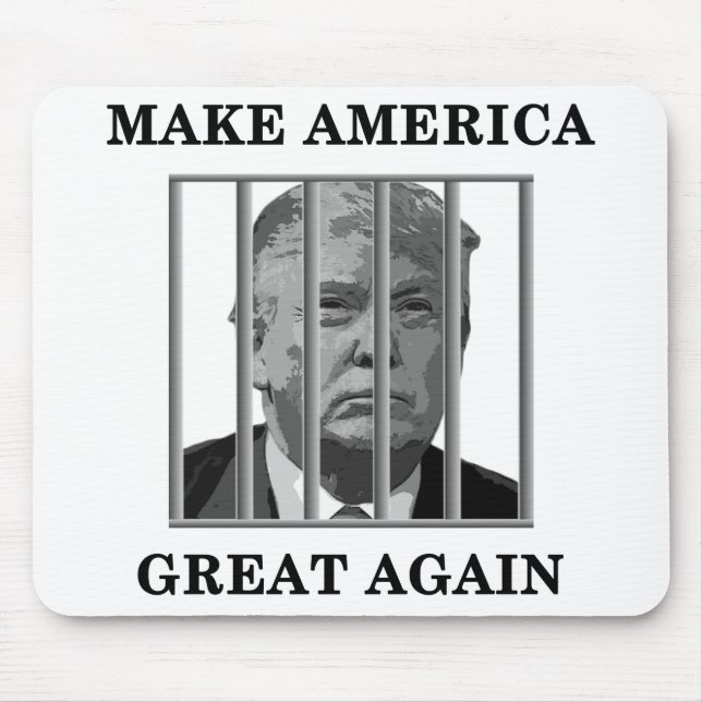 Trump Behind Bars Mouse Pad (Front)