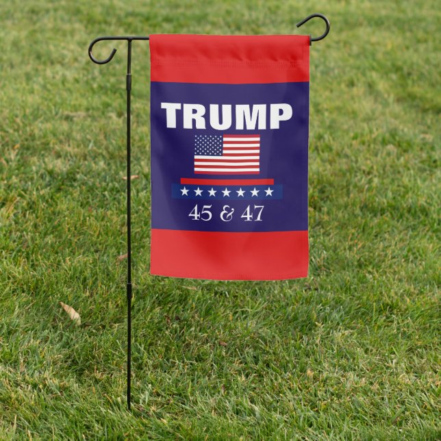 TRUMP BEST PRESIDENT EVER 45 & 47 YARD FLAG (In SItu)