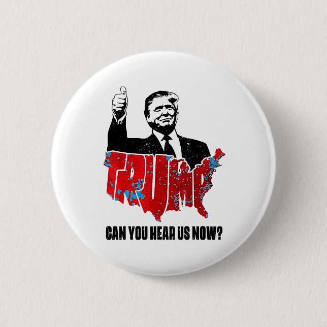 Trump Better Coverage Than 5g  Button (Front)