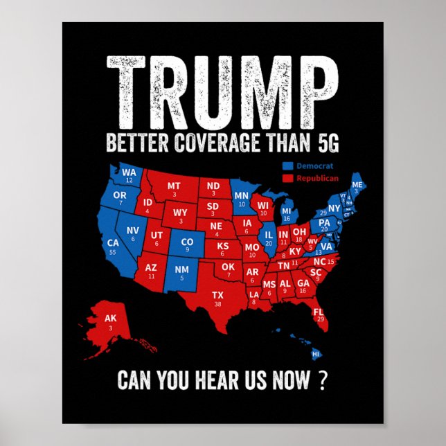 Trump Better Coverage Than 5g Trump Save America 2 Poster (Front)